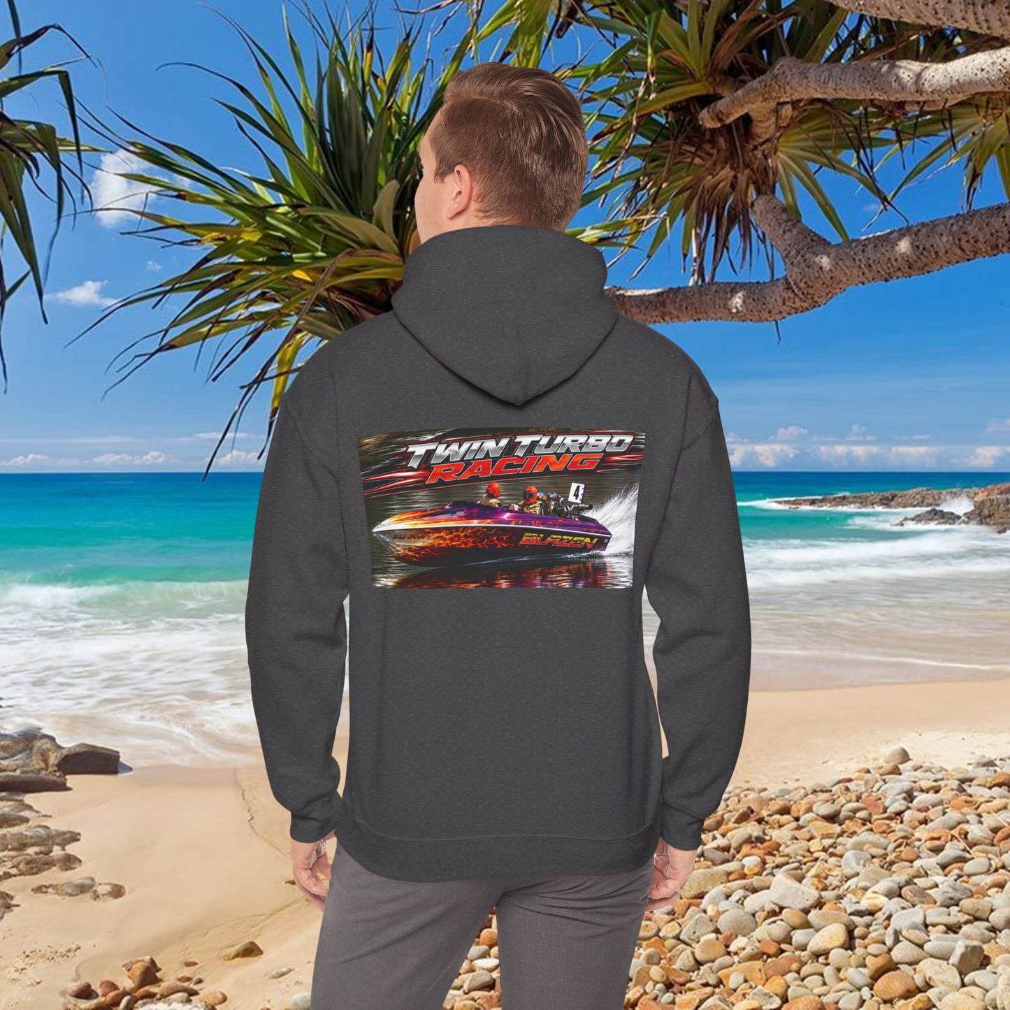 The Tribute Range - 🔥  BLAZEN’ 🔥 Australian Water Ski Racing Hoodie. Bad Lad Oz has paid homage to the iconic Blazen’ in memory of the late Noel Griffin