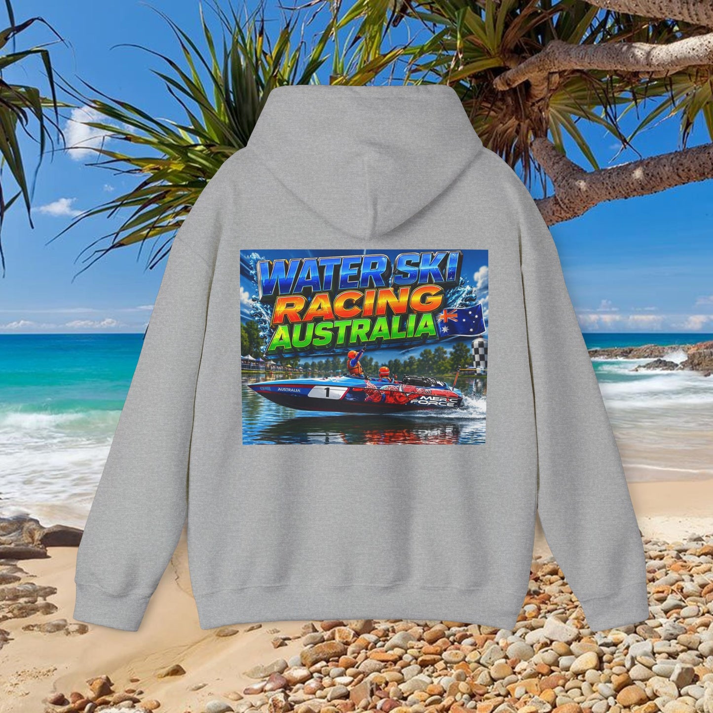 MERC FORCE Bad Lad Oz Ski Racing Australia Tribute Hoodie.