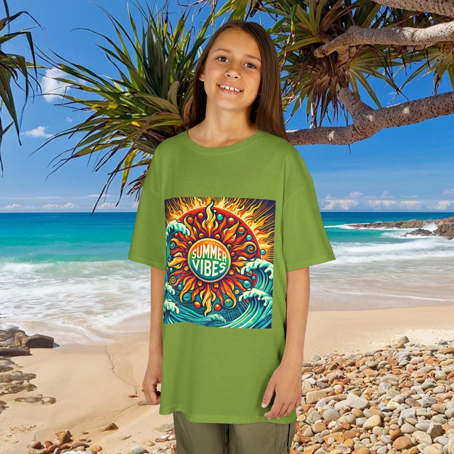 Summer Vibes Kids Tshirt