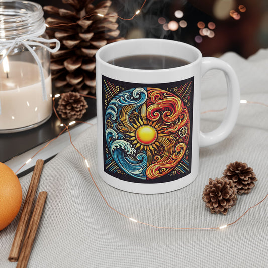 Bad Lad Oz Sun Water Wave Mug