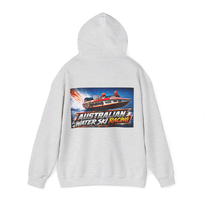 Australian Water Ski Racing Old School legend SHOWDOWN, is featured on this Bad Lad Tribute hoodie sweatshirt