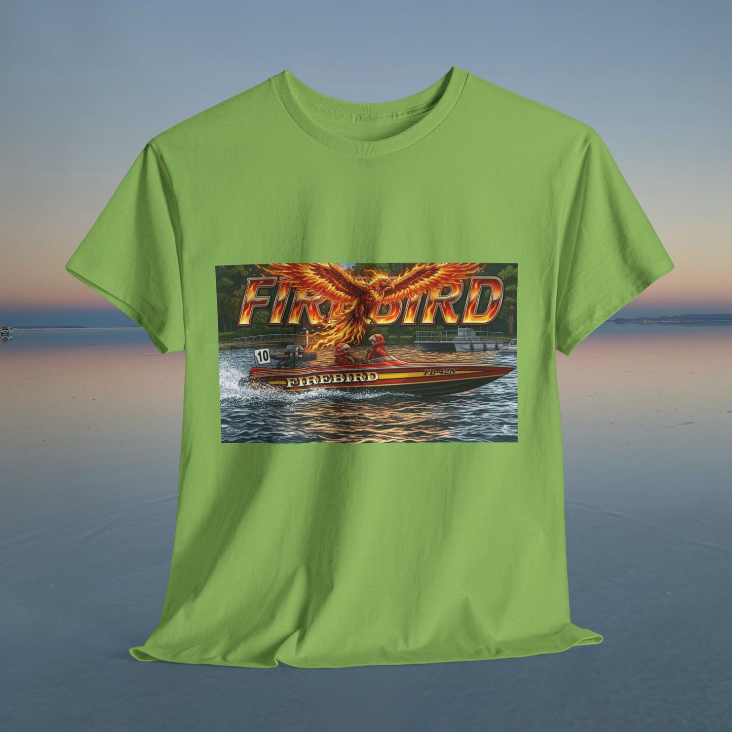 Australian Water Ski Racing Tribute Tee - Firebird