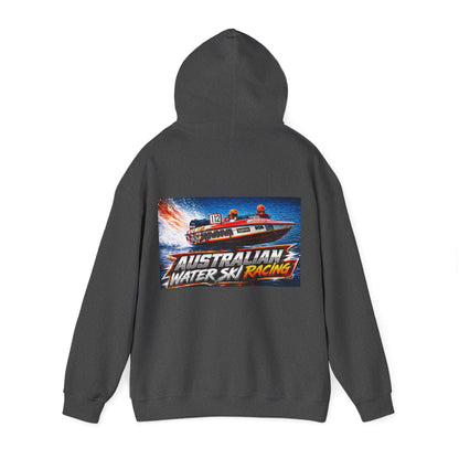 Australian Water Ski Racing Old School legend SHOWDOWN, is featured on this Bad Lad Tribute hoodie sweatshirt