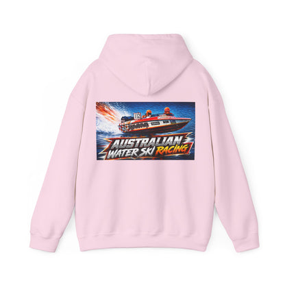 Australian Water Ski Racing Old School legend SHOWDOWN, is featured on this Bad Lad Tribute hoodie sweatshirt