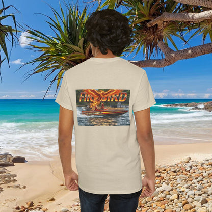 FIREBIRD Australian Water Ski Racing Tribute T-shirt celebrating a favourite of the sport globally for multiple decades and Championships