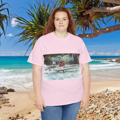 ISLAND 🏝️ COOLER Australian Water Ski Racing Tribute Range T-shirt Celebrates the Original Kings of the Murray