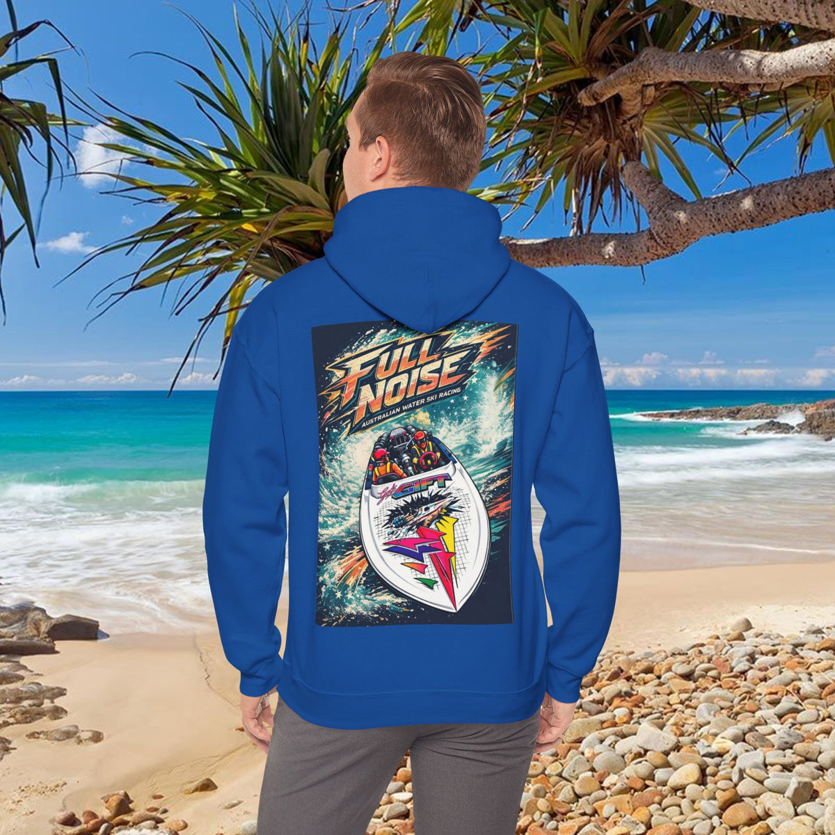 Gods Gift Water Ski Racing Hoodie | Powerboat Twin Turbo Retro Waterski Legend