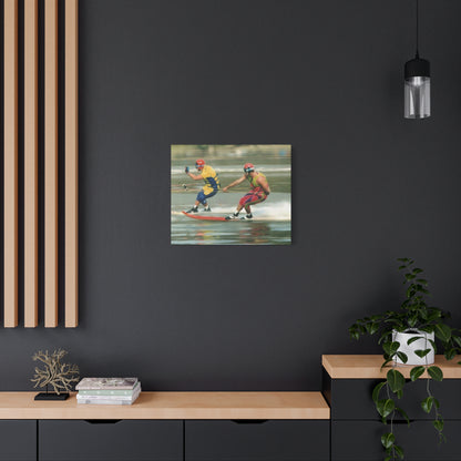 The Bird Water Skiing Canvas Wall Art