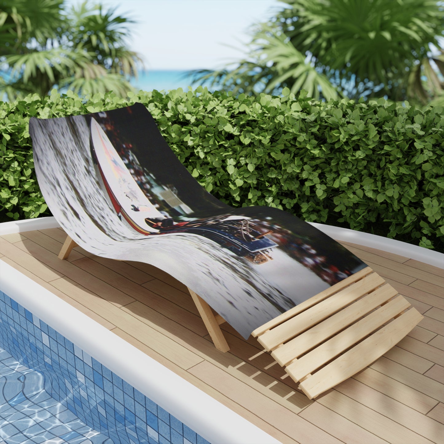 Water Ski Beach Towel - “Gods Gift" Australian Water Ski Racing