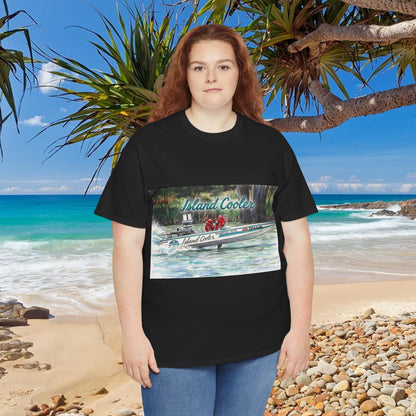 ISLAND 🏝️ COOLER Australian Water Ski Racing Tribute Range T-shirt Celebrates the Original Kings of the Murray