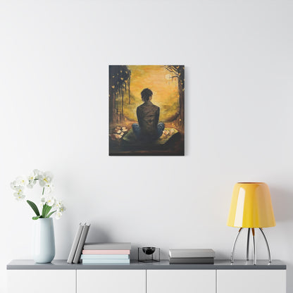 Hand Painted Canvas Wall Art Print - Serenity