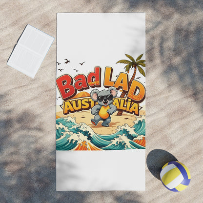 Bad Lad Koala Fun Beach Towel