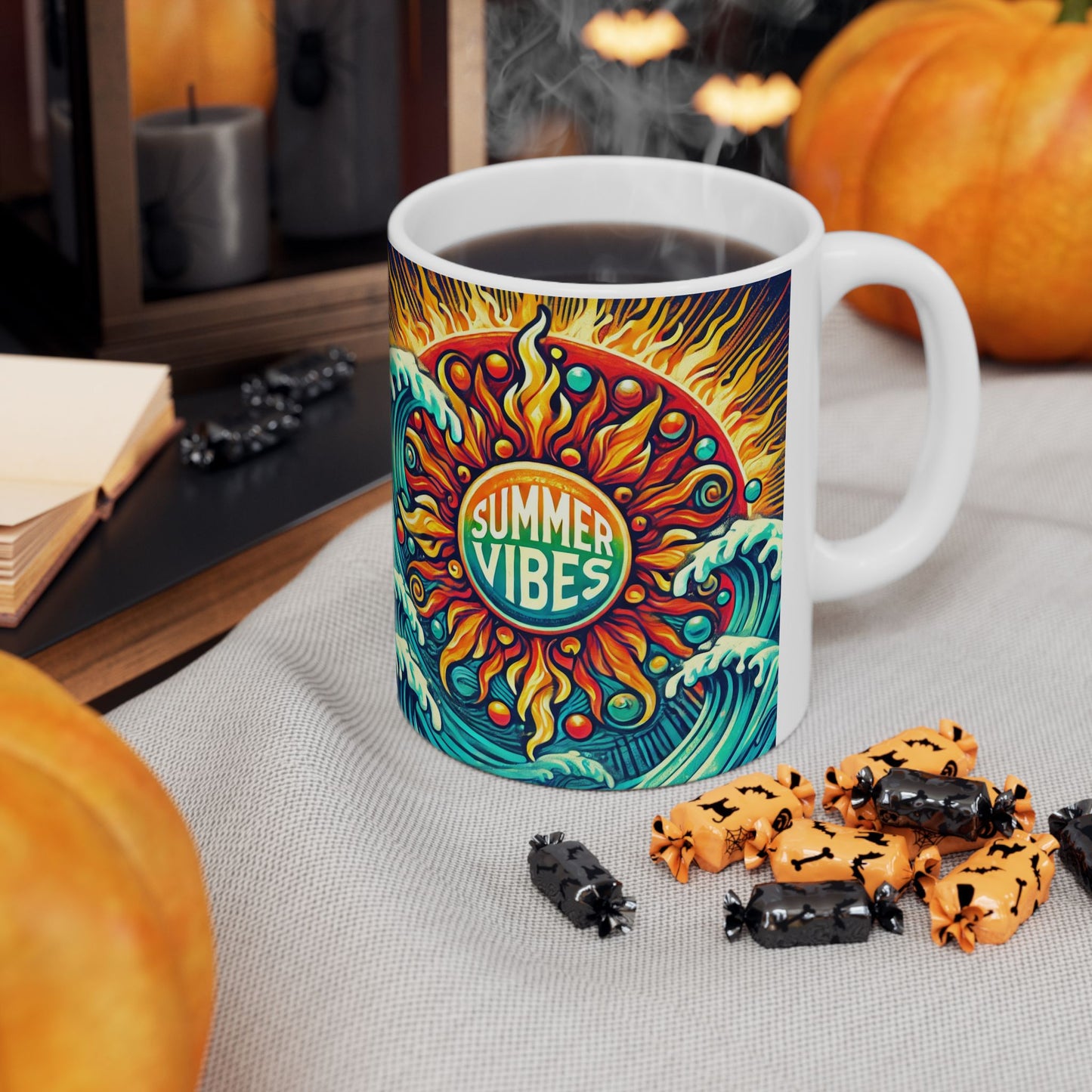 Bad Lad Oz Summer Vibes Ceramic Mug
