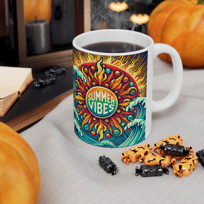 Bad Lad Oz Summer Vibes Ceramic Mug