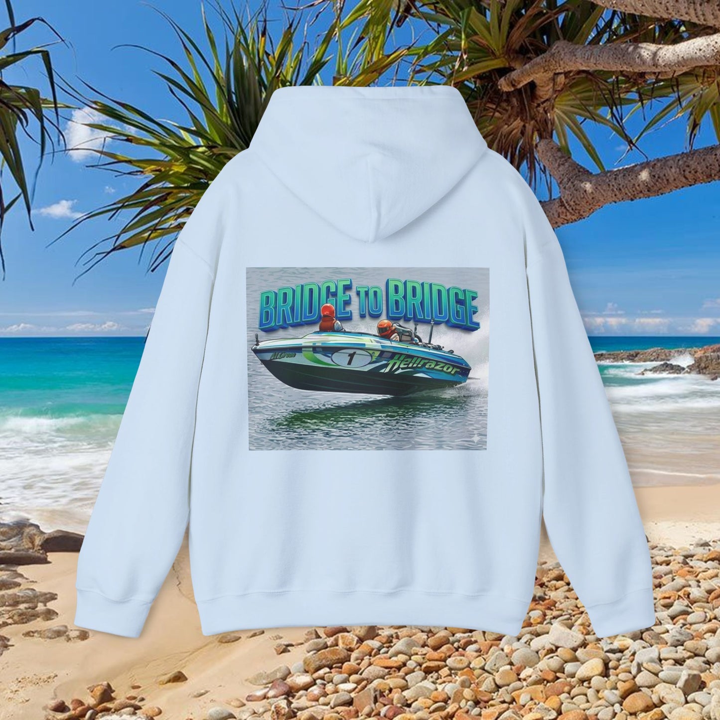 HELLRAZOR Bad Lad Oz Ski Racing Tribute Hoodie Aussie