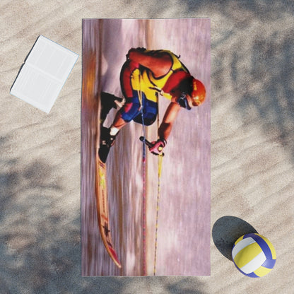 Water Ski Beach Towel - Down Low Australian Water Ski Racing