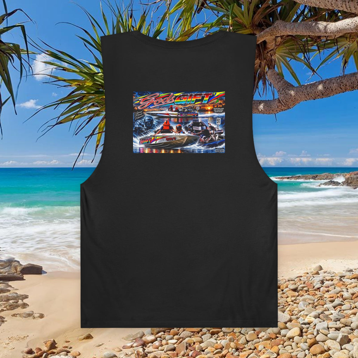 Gods Gift Tribute Tank Top Reverse Print