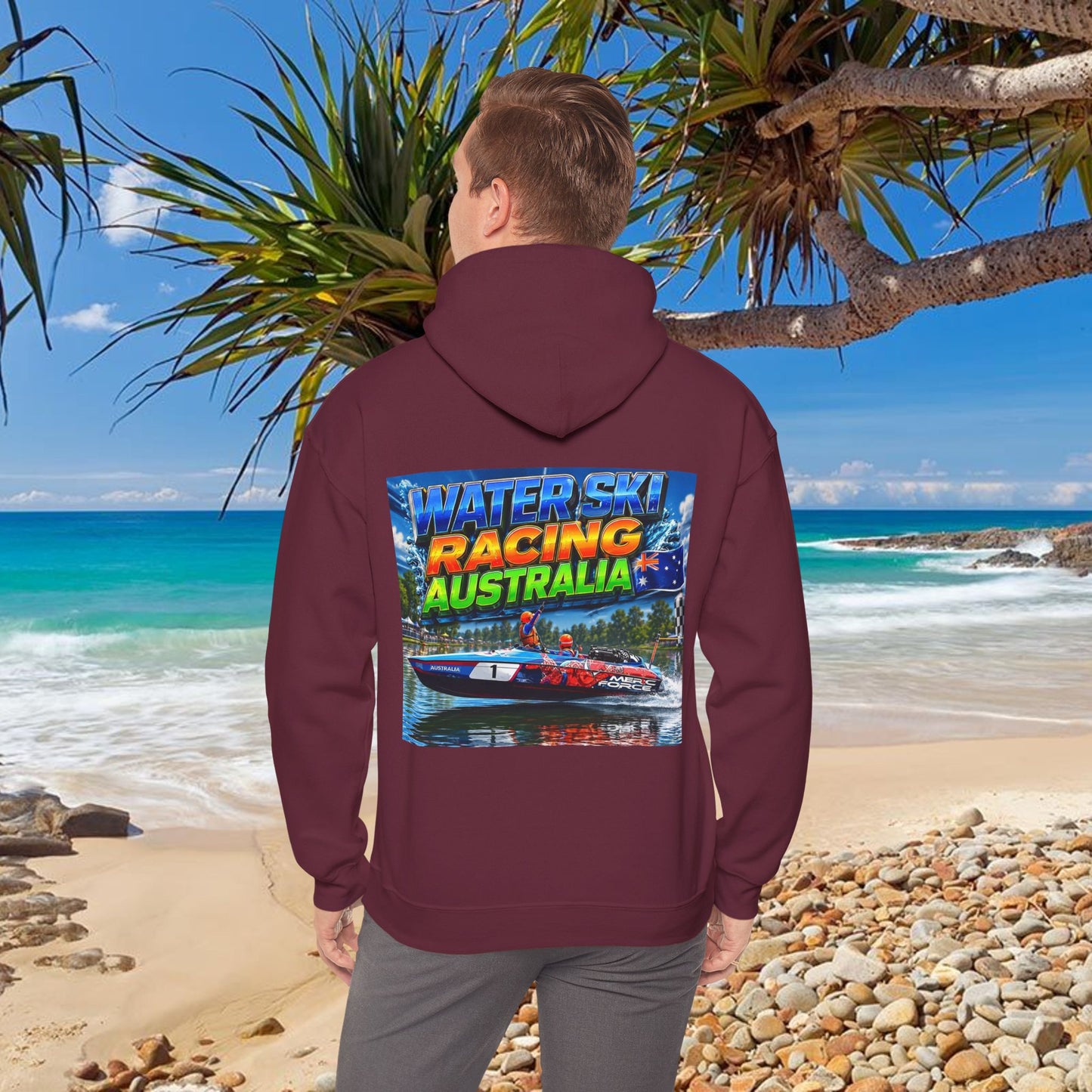 MERC FORCE Bad Lad Oz Ski Racing Australia Tribute Hoodie.