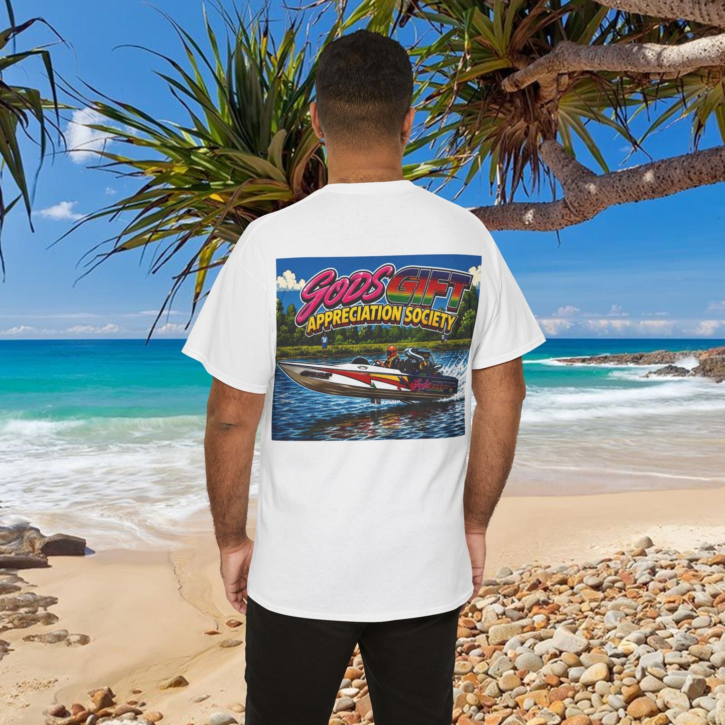 Gods Gift Appreciation Society - Tribute Range Australian Water Ski Racing Tee