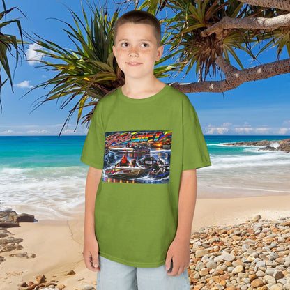 Gods Gift Kids Tribute Tshirt design is colourful and bright with some old school cool from Bad Lad Oz  A great unisex idea