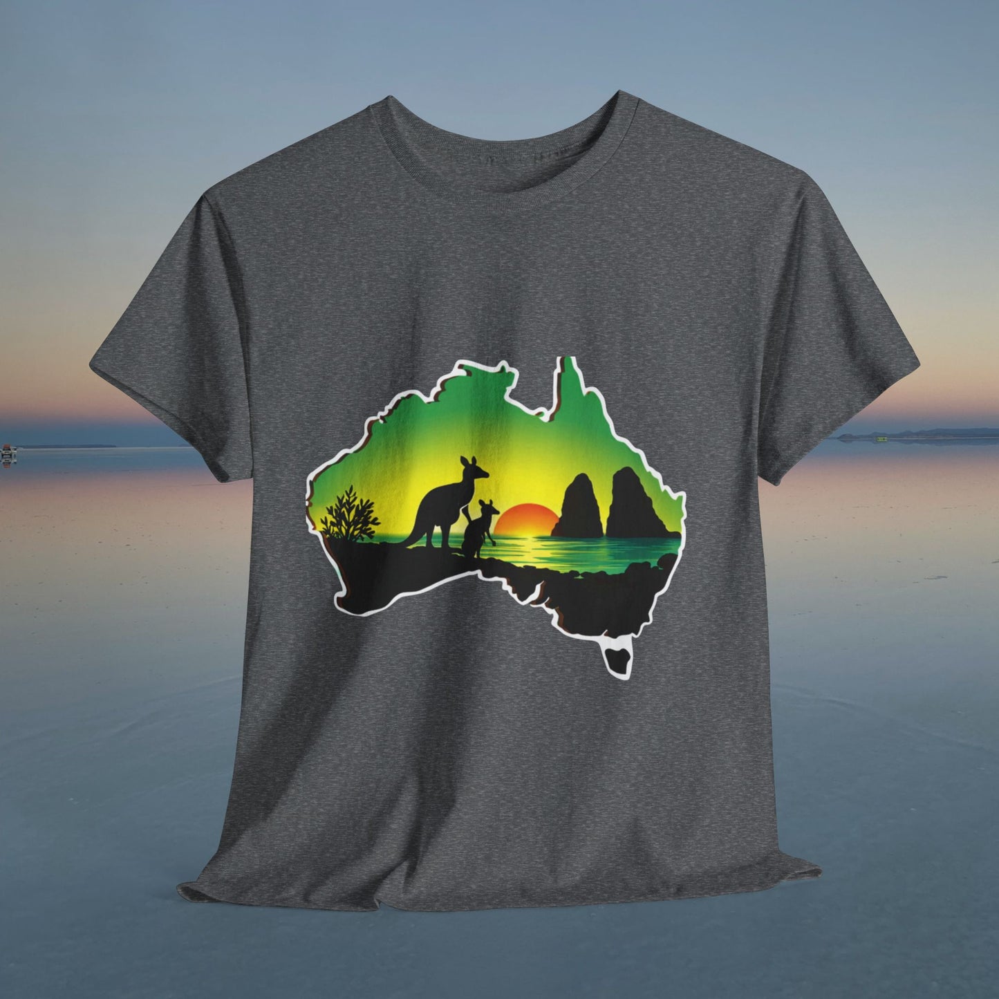Bad Lad Map of Oz Kangaroo T-shirt