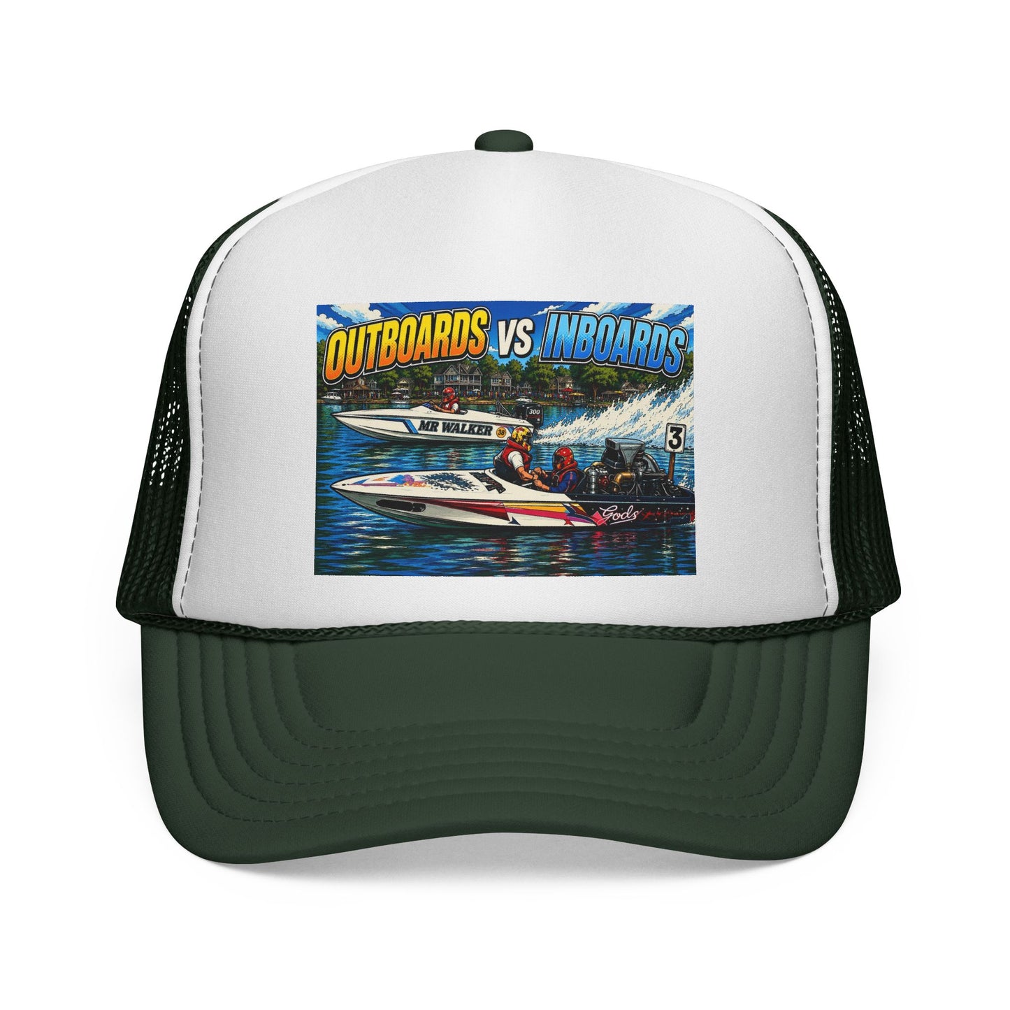 The Iconic GODS GIFT vs Mr WALKER Bad Lad Oz Water Ski Racing Tribute Trucker Cap
