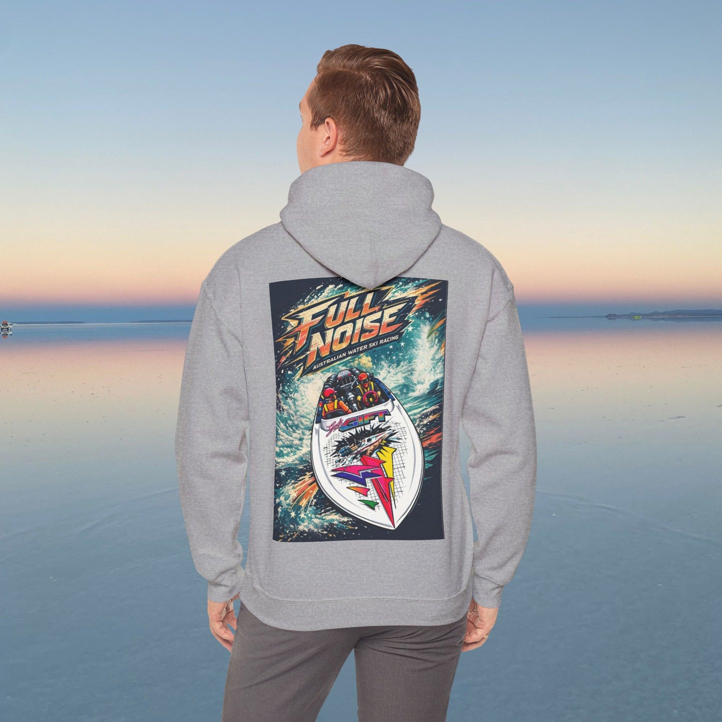 Gods Gift Water Ski Racing Hoodie | Powerboat Twin Turbo Retro Waterski Legend