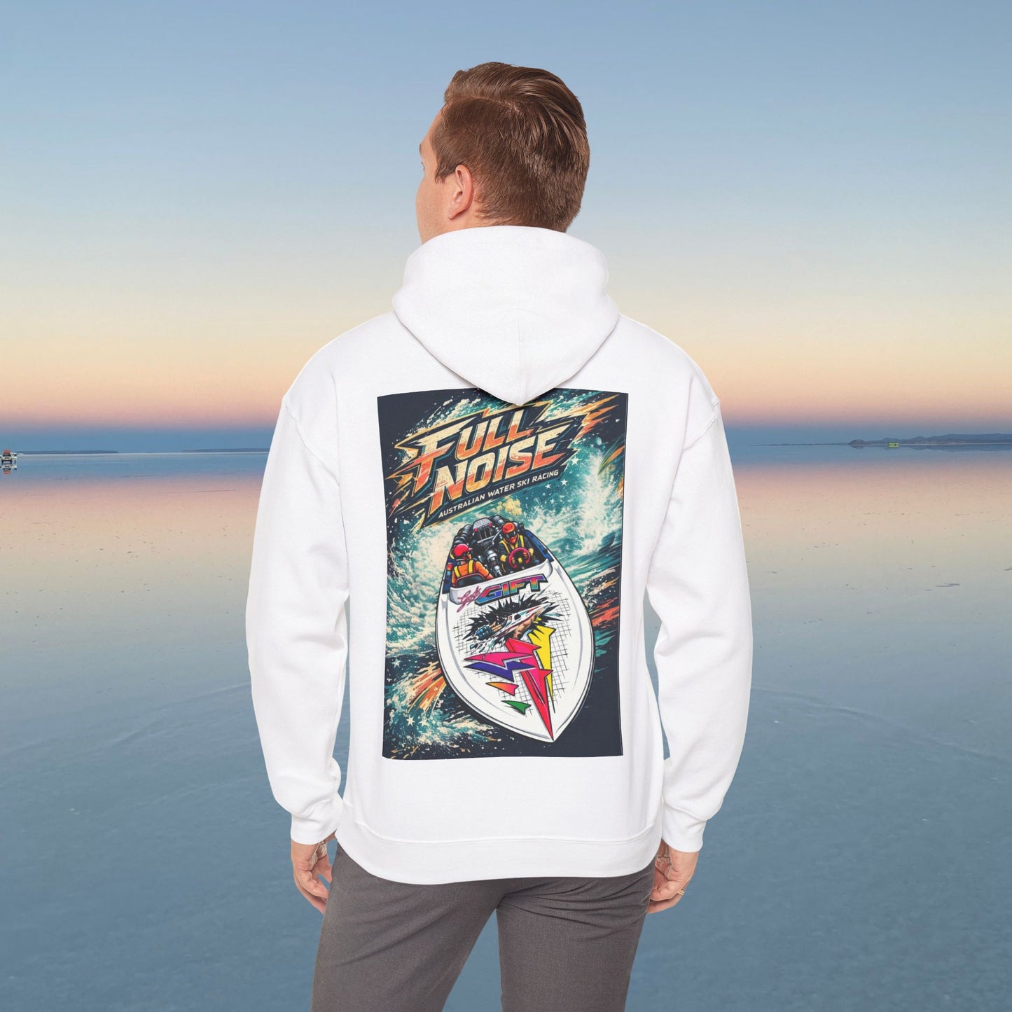 Gods Gift Water Ski Racing Hoodie | Powerboat Twin Turbo Retro Waterski Legend
