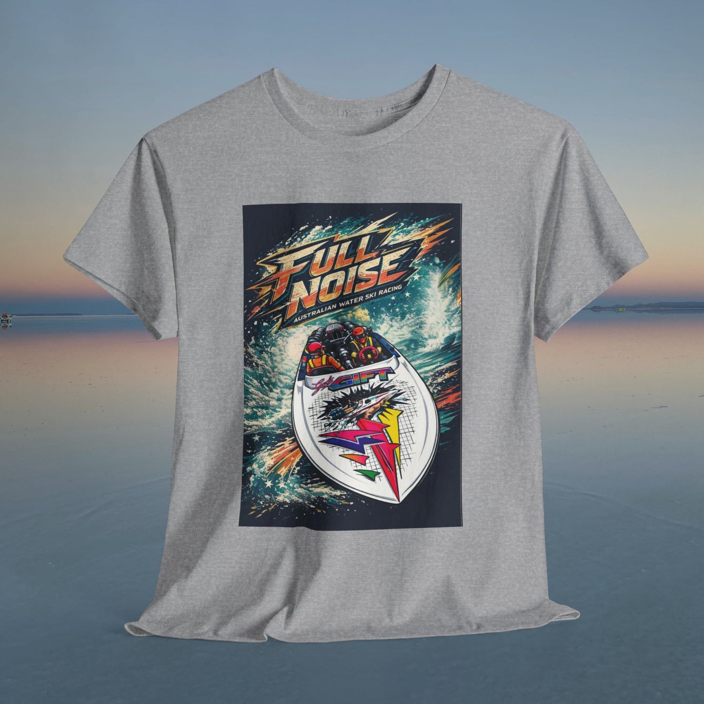 Gods Gift Australian Waterski Racing Boat Tribute Tee | Twin Turbo Old School Aussie Champion Game Changer