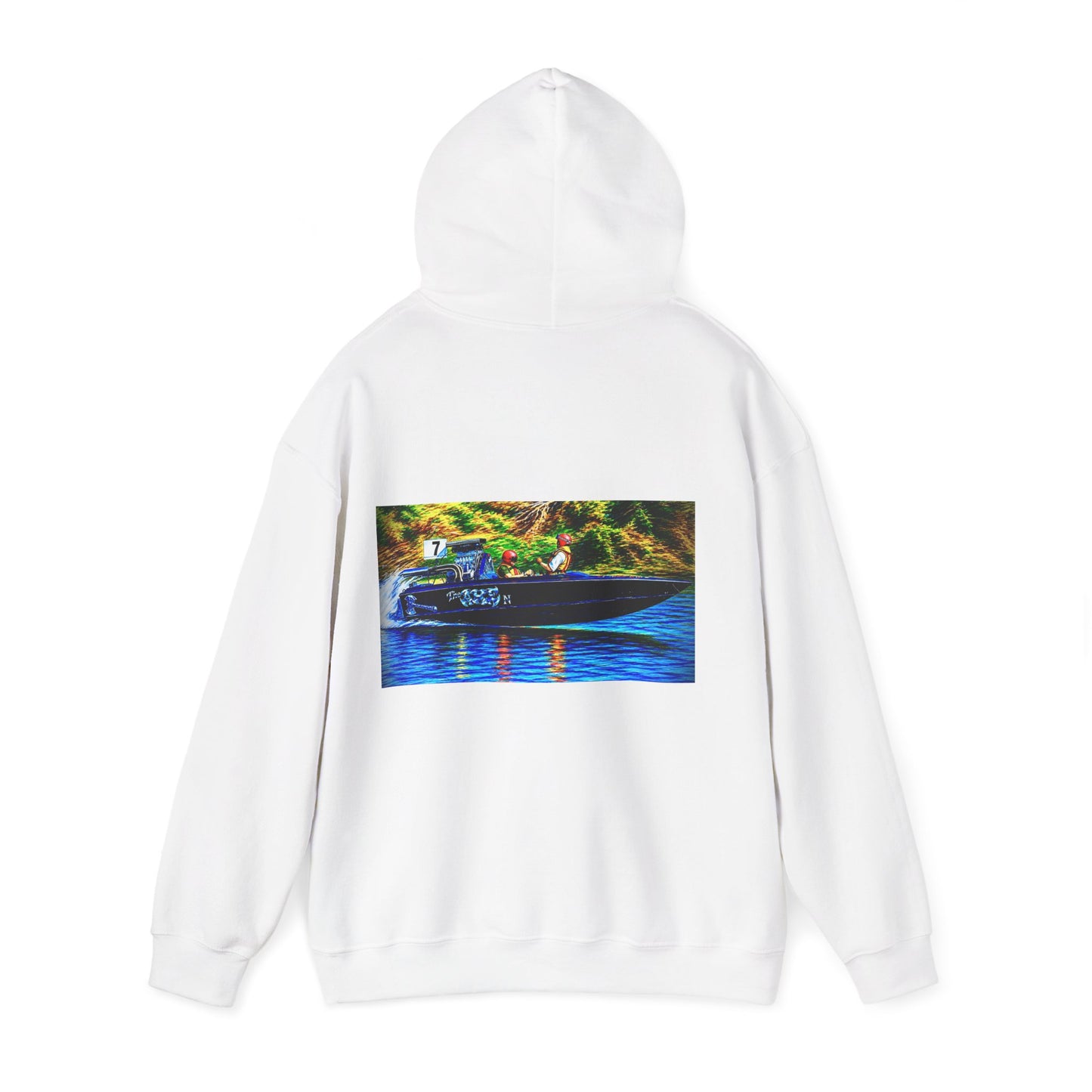 The Tribute Range - THE AXE -  Australian Water Ski Racing Hoodie. Bad Lad Oz has paid homage to the iconic THE AXE with our Tribute Collection