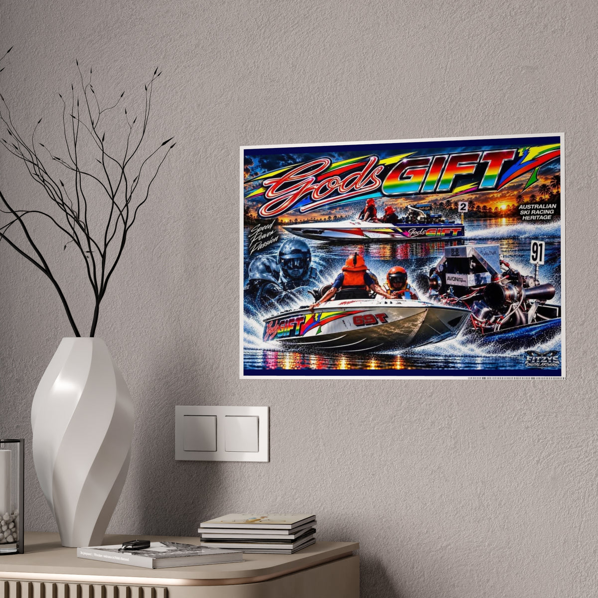 Gods Gift High-Gloss Tribute Poster - Bad Lad Exclusive