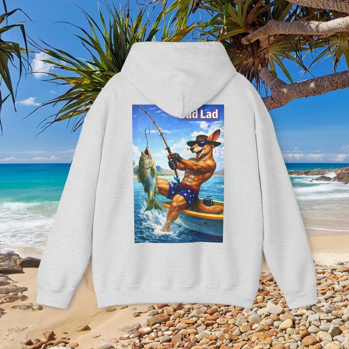 Bad Lad Oz Action Roo Fishing Hoodie