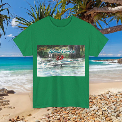 ISLAND 🏝️ COOLER Australian Water Ski Racing Tribute Range T-shirt Celebrates the Original Kings of the Murray