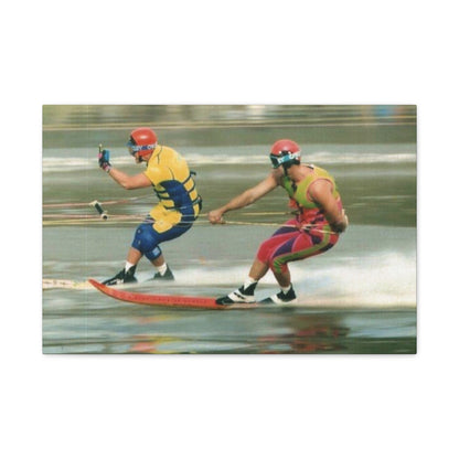 The Bird Water Skiing Canvas Wall Art