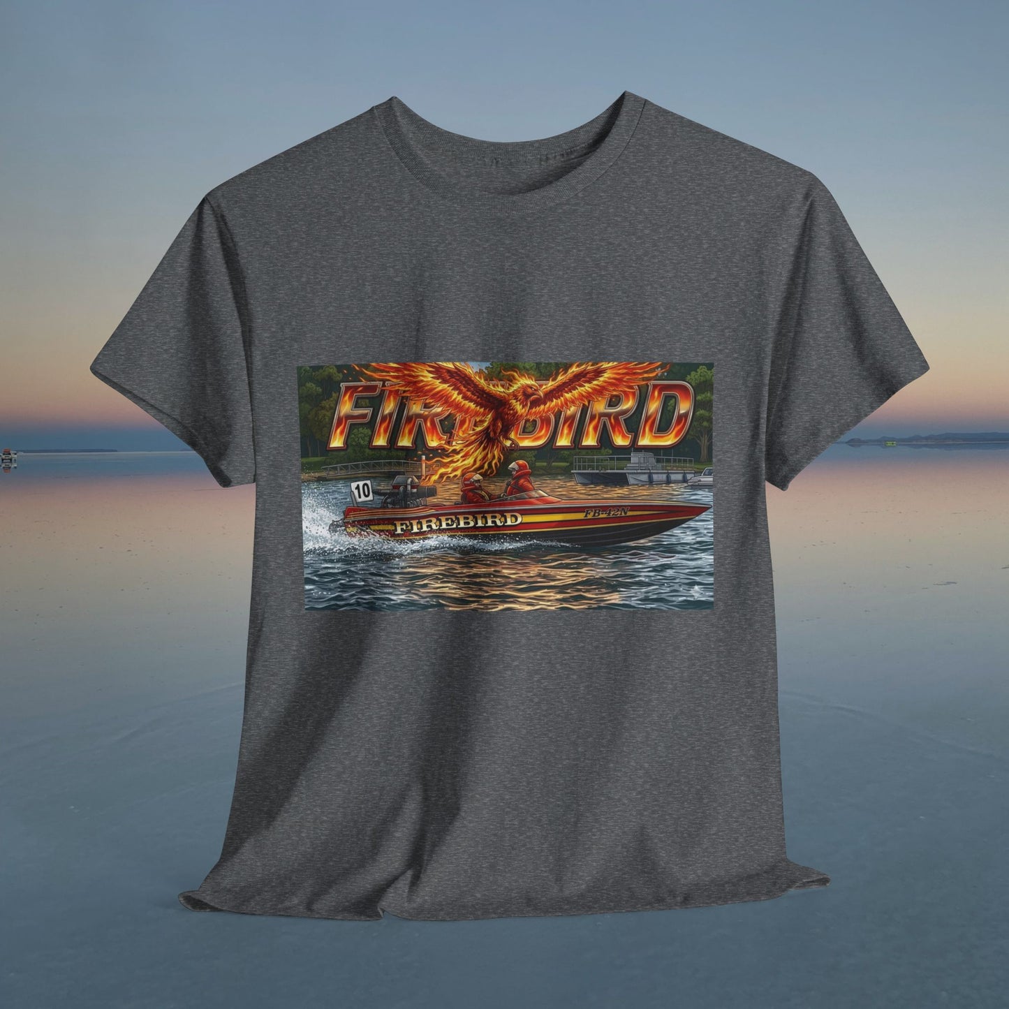Australian Water Ski Racing Tribute Tee - Firebird
