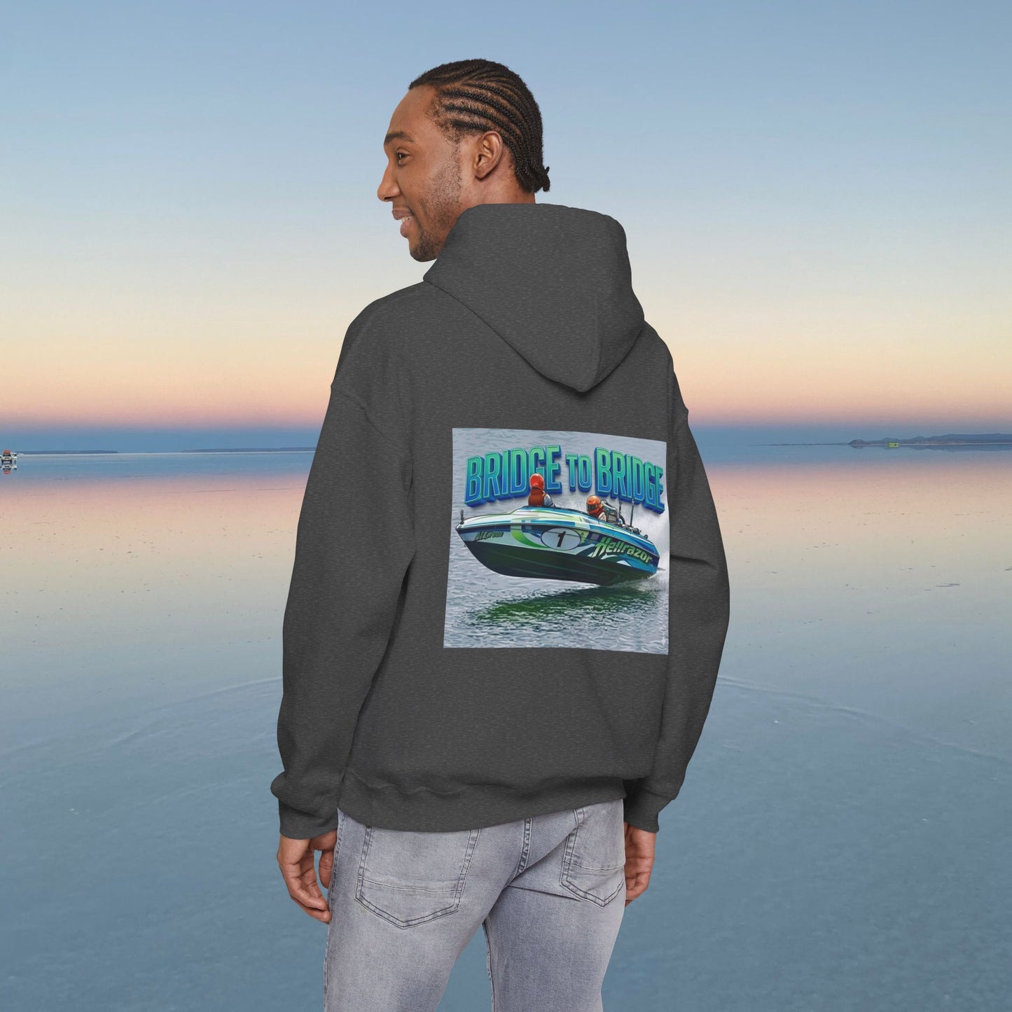 HELLRAZOR Bad Lad Oz Ski Racing Tribute Hoodie Aussie
