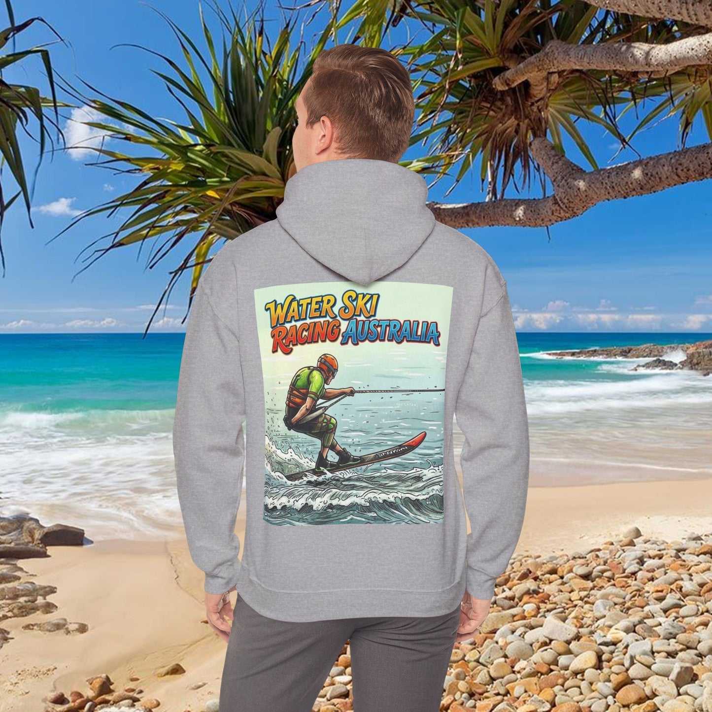 The Tribute Range - Water Ski Racing Australia Hoodie is available now ! Don’t miss out ! Bad Lad Oz Waterski race sweatshirt