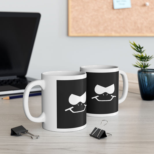 Bad Lad Oz Black Smiley Mug