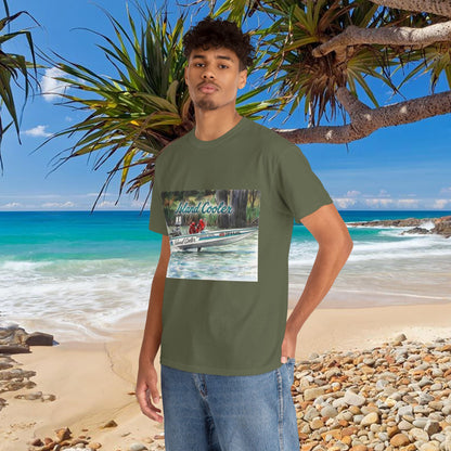 ISLAND 🏝️ COOLER Australian Water Ski Racing Tribute Range T-shirt Celebrates the Original Kings of the Murray