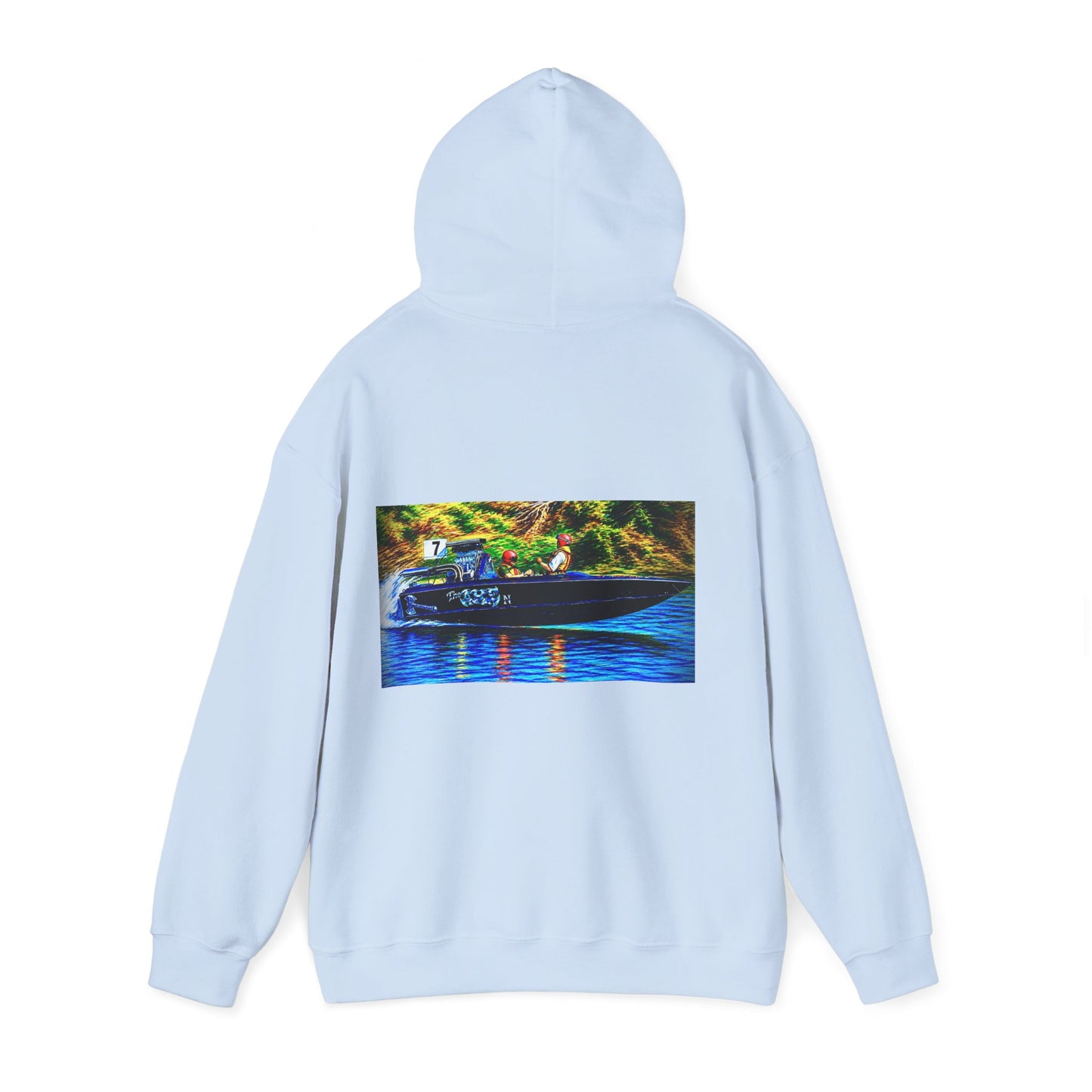 The Tribute Range - THE AXE -  Australian Water Ski Racing Hoodie. Bad Lad Oz has paid homage to the iconic THE AXE with our Tribute Collection