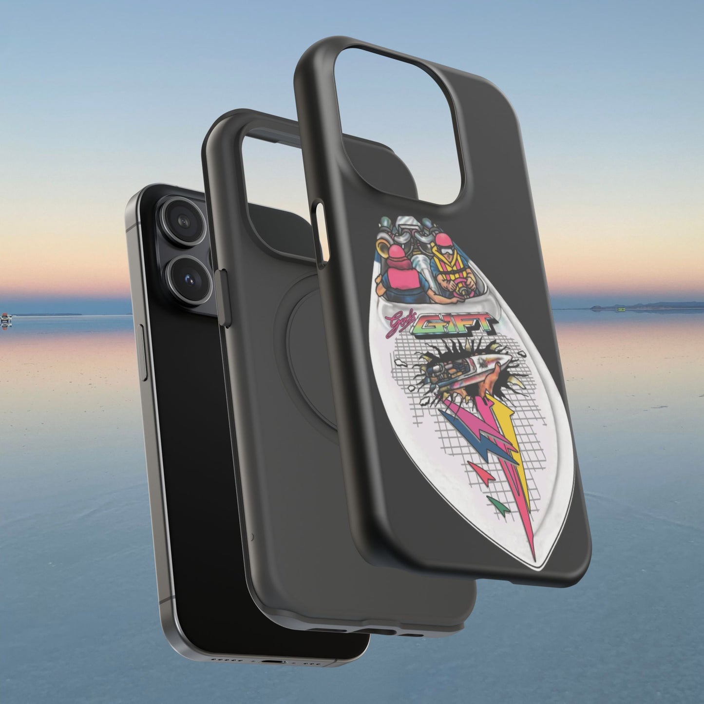 Australian Water Ski Racing Impact Resistant Gods Gift Tribute Phone Cover