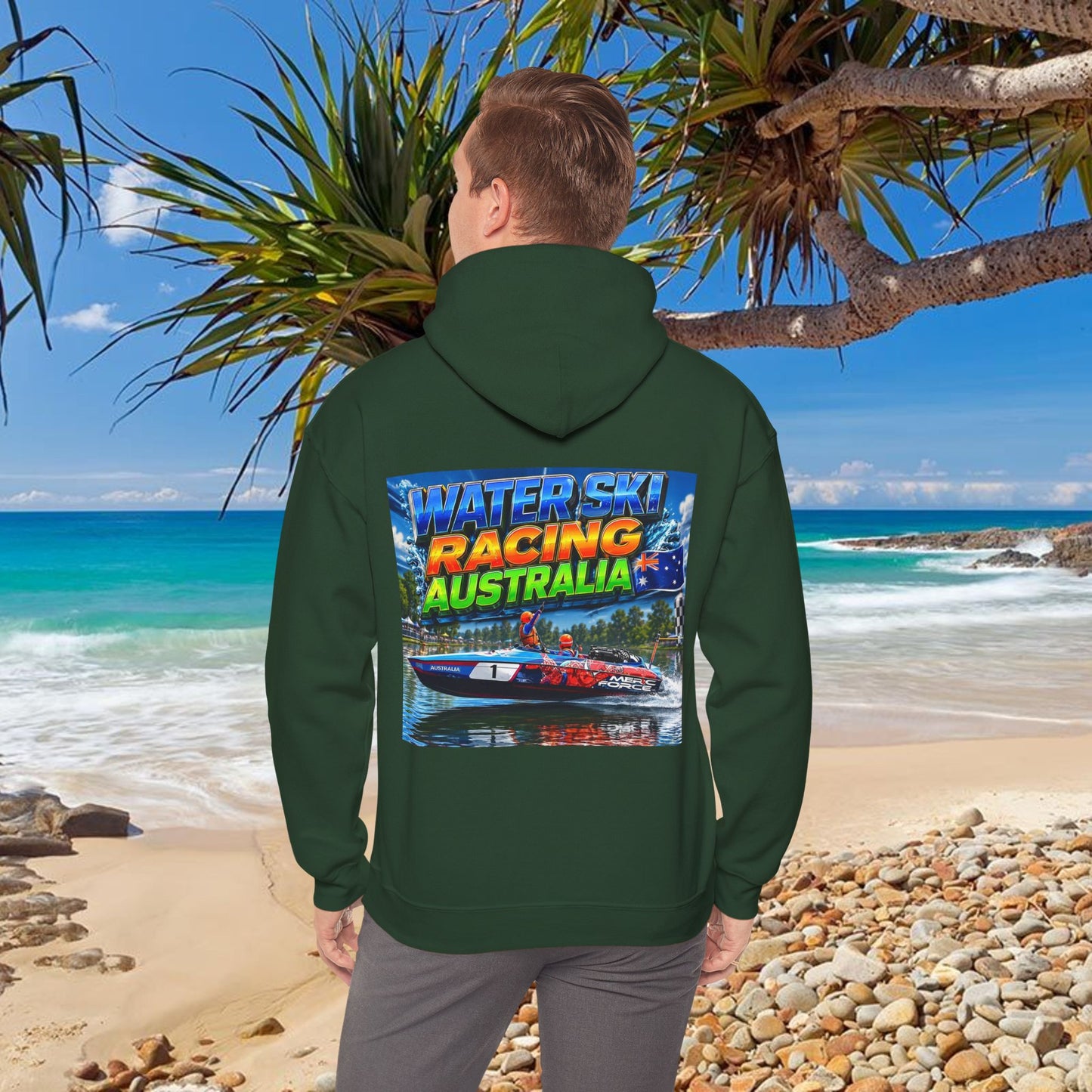 MERC FORCE Bad Lad Oz Ski Racing Australia Tribute Hoodie.