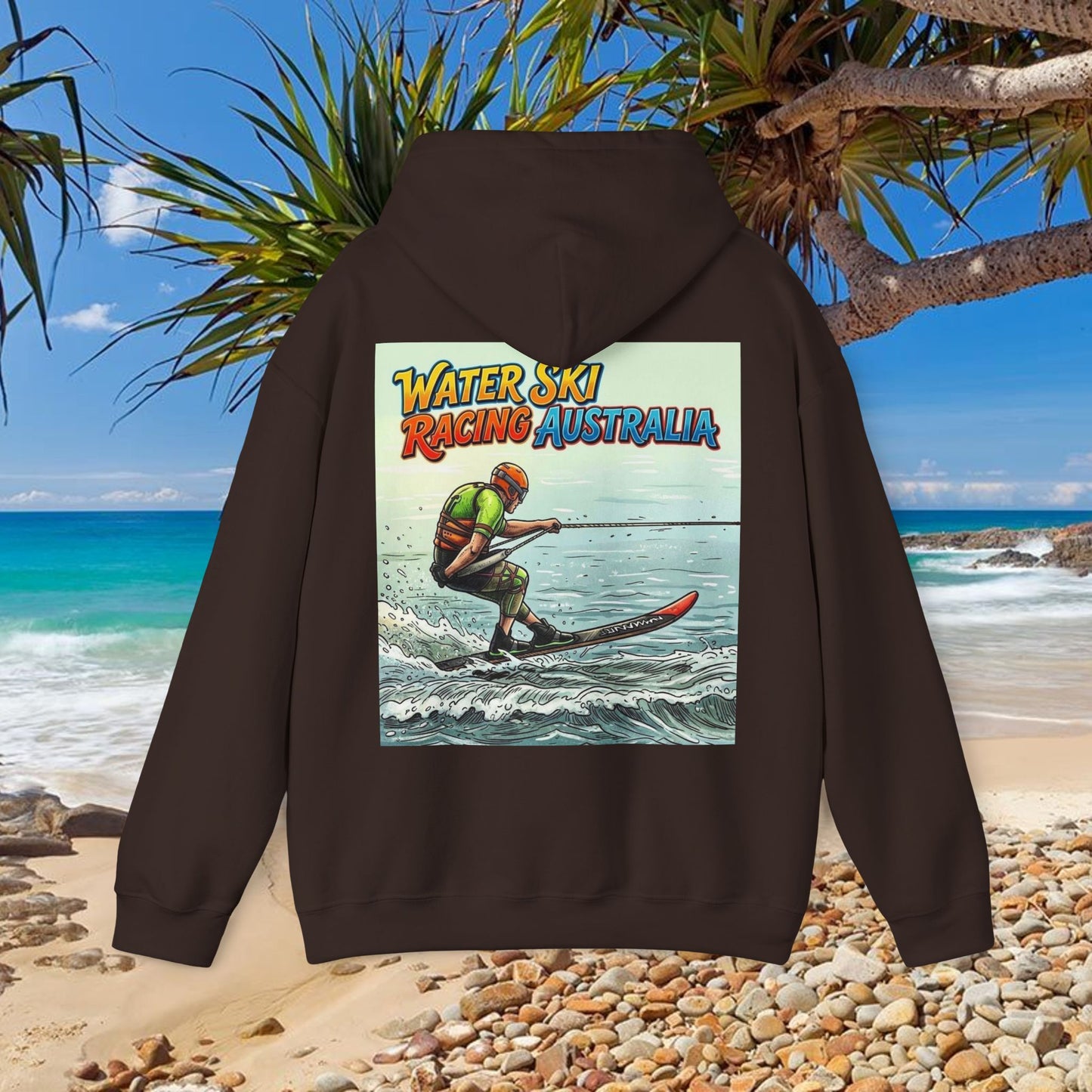The Tribute Range - Water Ski Racing Australia Hoodie is available now ! Don’t miss out ! Bad Lad Oz Waterski race sweatshirt