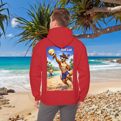 Bad Lad Oz Beach Volleyball Kangaroo Hoodie