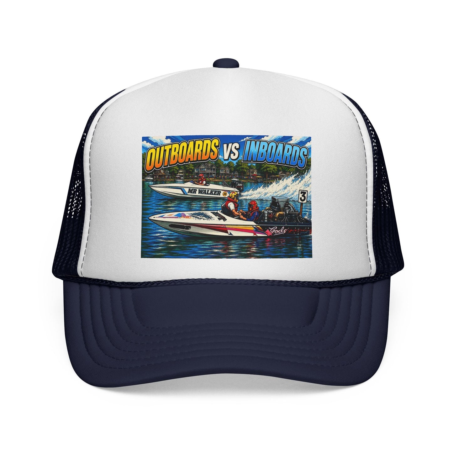 The Iconic GODS GIFT vs Mr WALKER Bad Lad Oz Water Ski Racing Tribute Trucker Cap