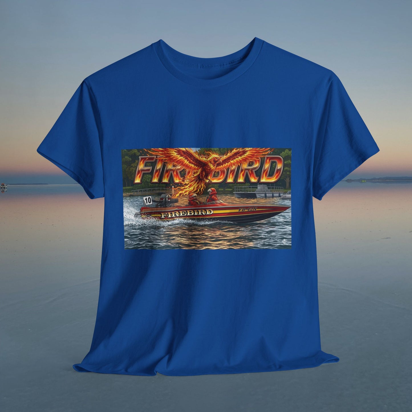 Australian Water Ski Racing Tribute Tee - Firebird