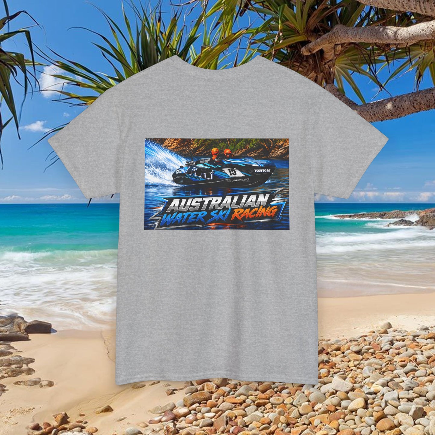 Australian Water Ski Racing Tee featuring the Champion Team from TR  Waterski Race T-shirts