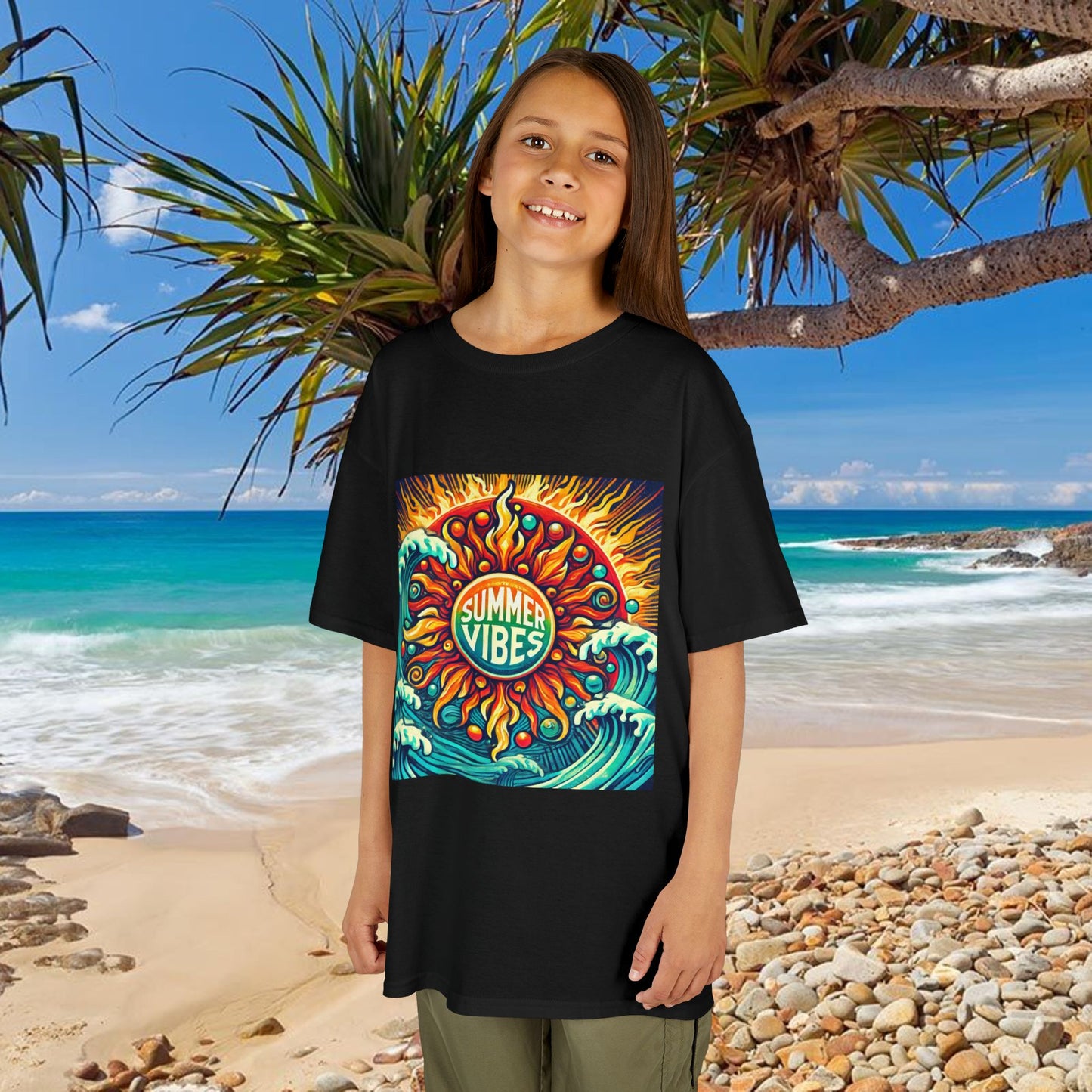 Summer Vibes Kids Tshirt