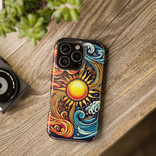 Bad Lad Oz Wave Fire Impact-Resistant Phone Case