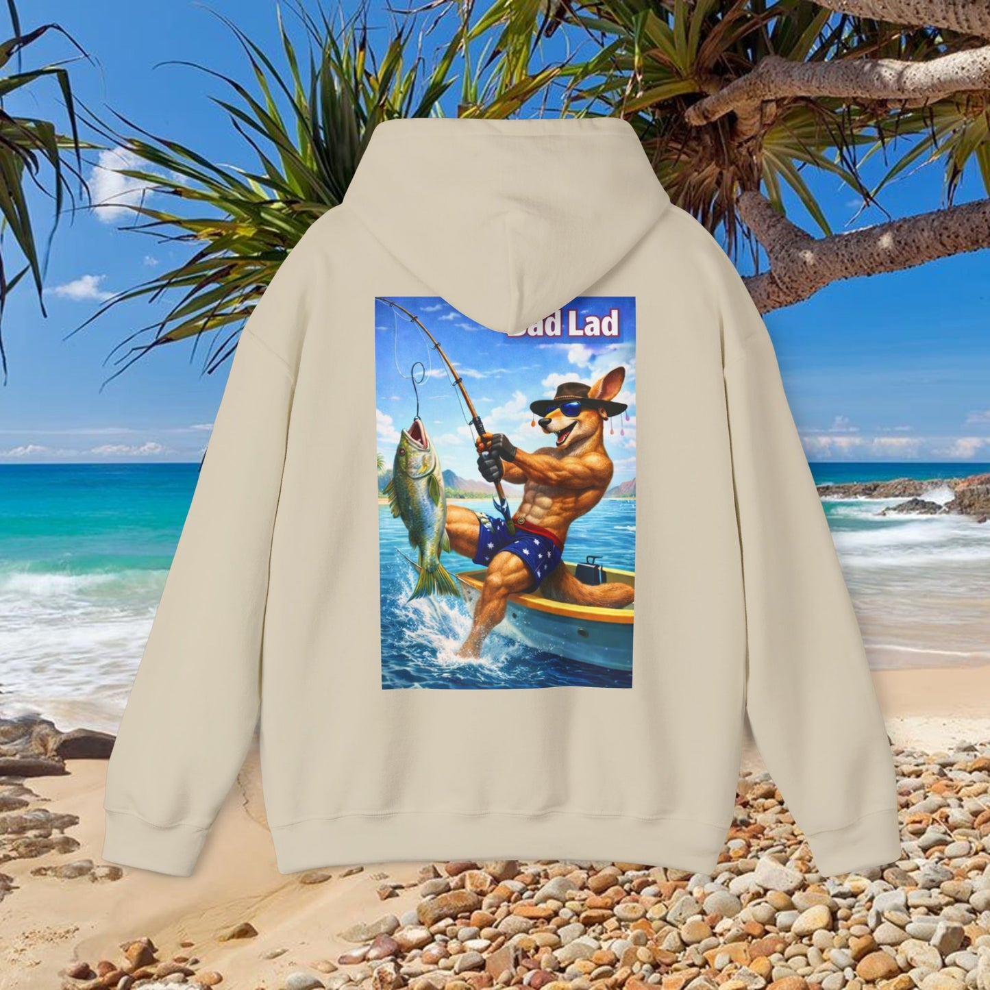 Bad Lad Oz Action Roo Fishing Hoodie